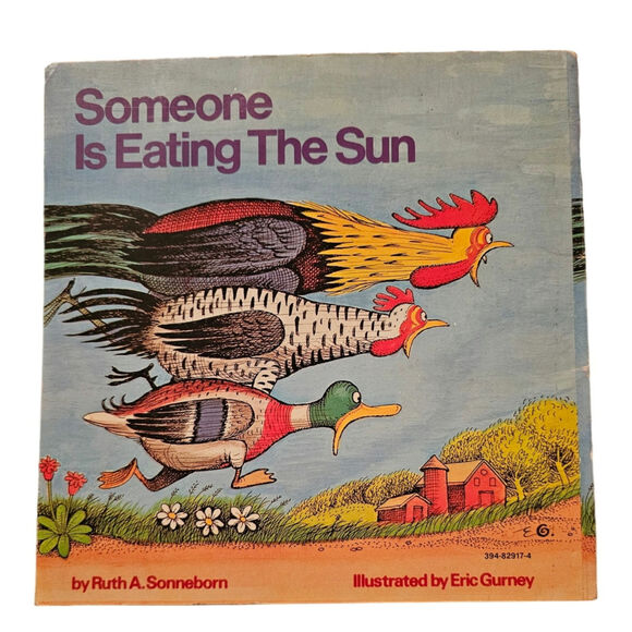 Someone is Eating the Sun Solar Eclipse Paperback Book 1974 - Picture 2 of 5